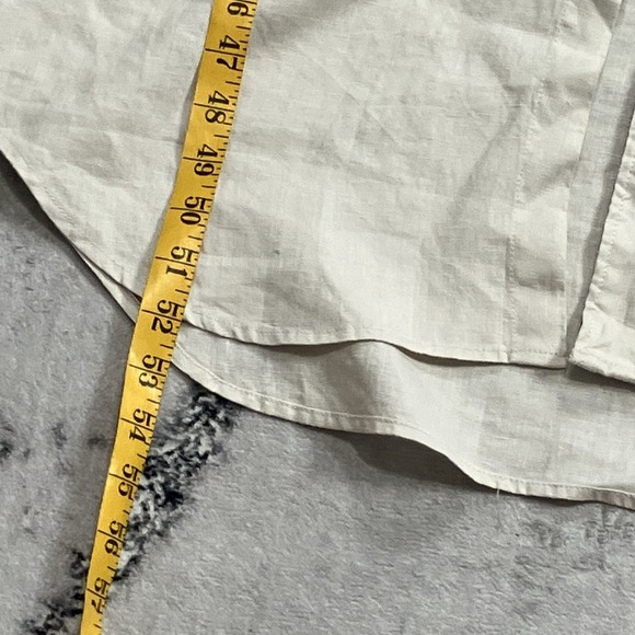 Quince Linen Shirt Dress Womens XL Button Front Tie Waist Long Sleeve NWT - Picture 5 of 14
